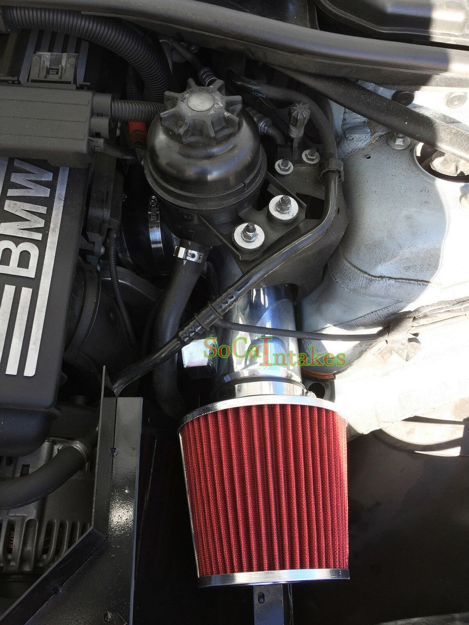 Cold Air intake for BMW 128i 328i (2007-2012) 3.0L V6 Engine Blue Coated