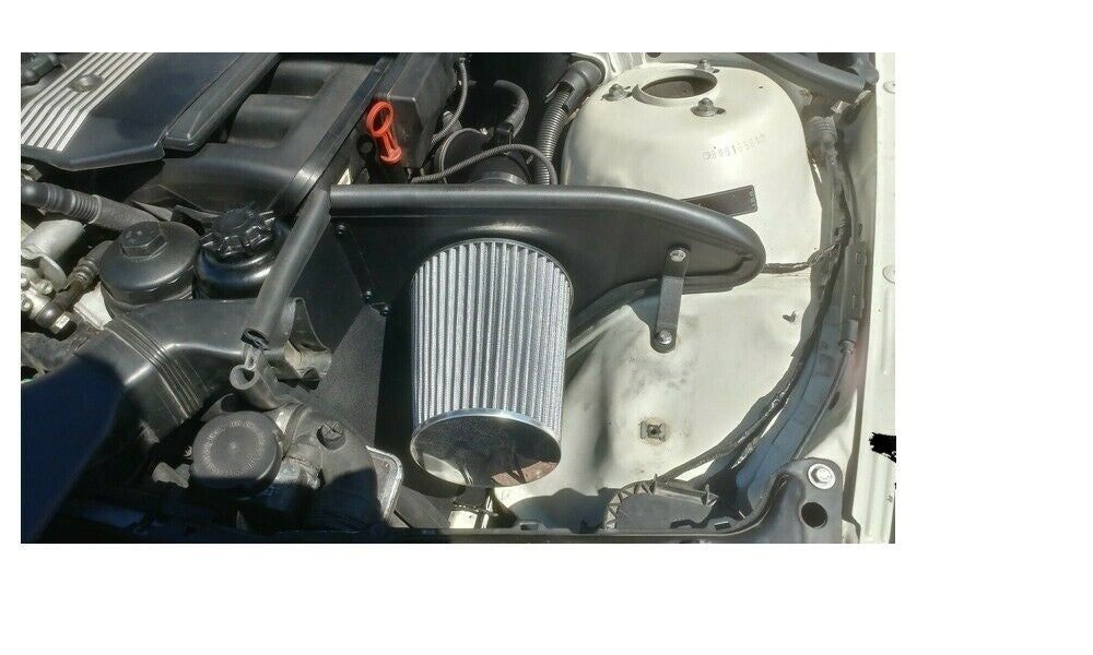 Cold Air Intake W/Heat Shield For BMW E46 330 330i XI CI (2001-2005) with 3.0L Engine Black