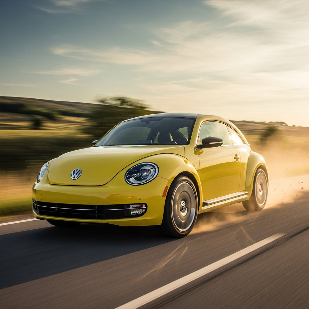 Action Shot:  Beetle Driving Fast