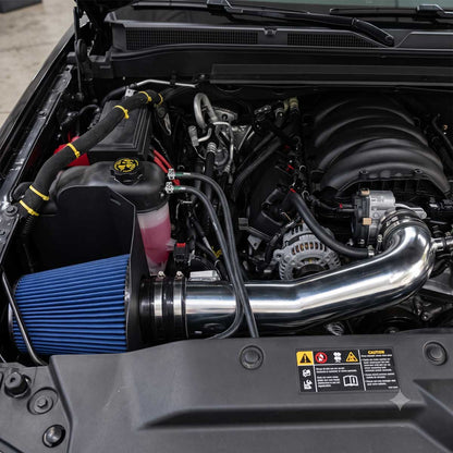 Admission d'air haute performance pour Chevrolet Silverado 1500 (2014-2018) moteurs V8 5,3 L / 6,2 L, bleue