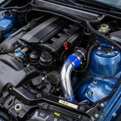 Performance Air Intake for BMW E46 325i 328i 330i (1999-2005) with L6 Engine Blue