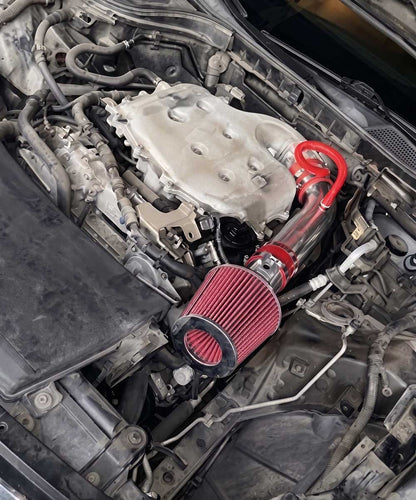 Toma de aire frío para Infiniti M35 Sedán (2006-2008) Motor 3.5L - Rojo