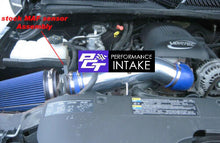 Cold Air Intake W/Heat Shield for Chevy Silverado 2500/GMC Sierra 3500 (1999-2006) 5.3L/6.0L V8 Engine Blue