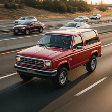 Performance Air Intake for Ford Bronco II (1986-1990) with 2.9L V6 OHV Engine Black