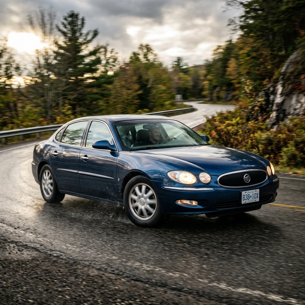 Action Shot: Buick Allure Driving Fast