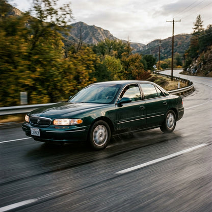 Action Shot: Buick Century Driving Fast