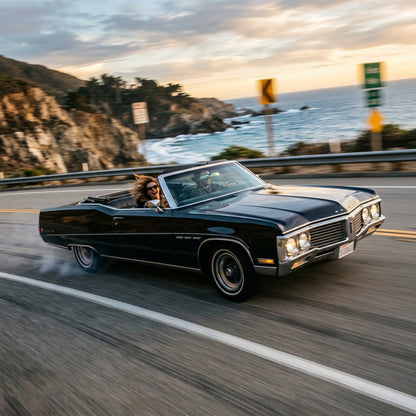 Action Shot: Buick Electra Driving Fast