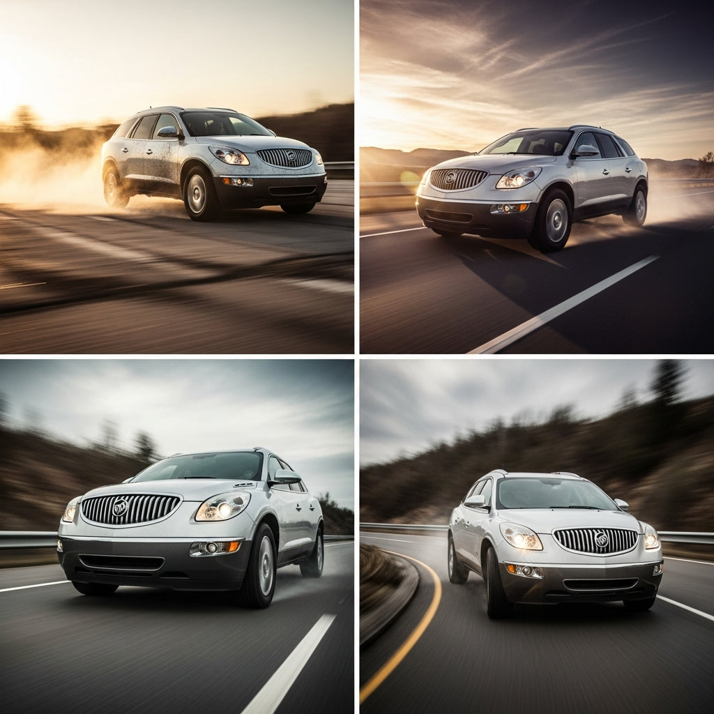 Action Shot: Buick Enclave Driving Fast