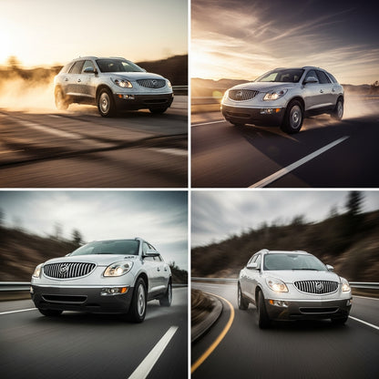 Action Shot: Buick Enclave Driving Fast