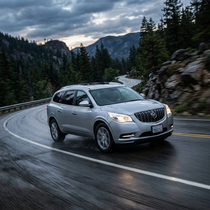 Action Shot: Buick Enclave Driving Fast