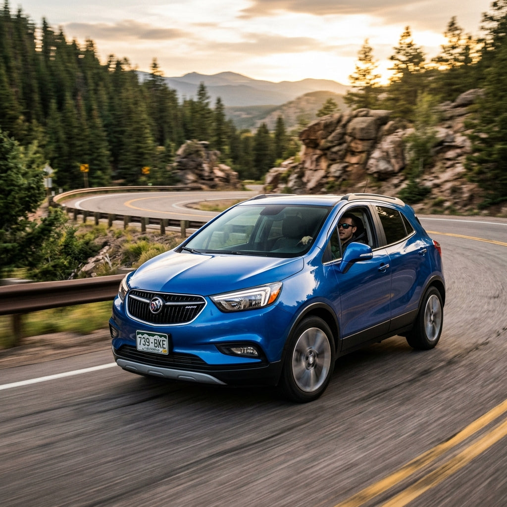 Action Shot: Buick Encore Driving Fast