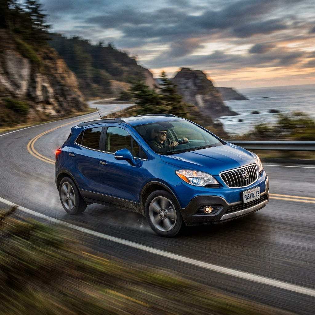 Action Shot: Buick Encore Driving Fast