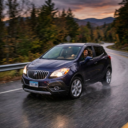 Action Shot: Buick Encore Driving Fast