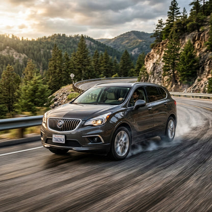 Action Shot: Buick Envision Driving Fast