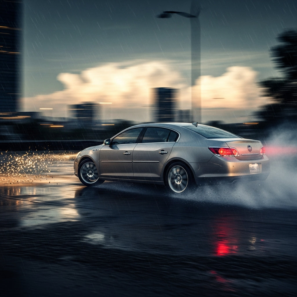 Action Shot: Buick LaCrosse Driving Fast