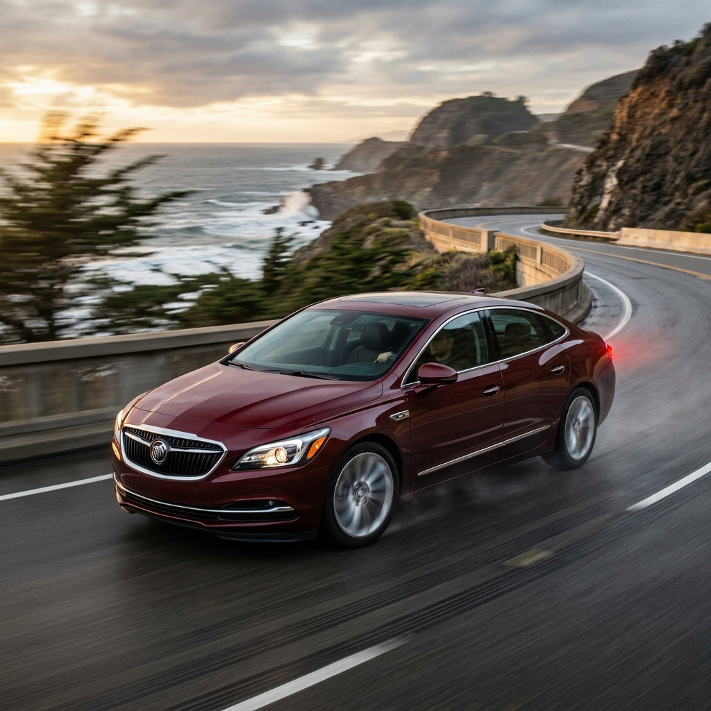 Action Shot: Buick LaCrosse Driving Fast