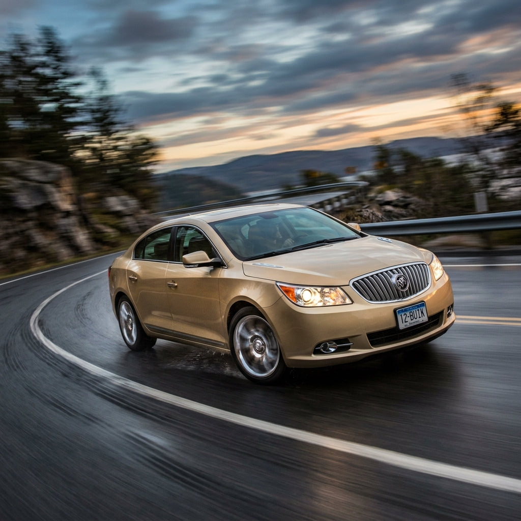 Action Shot: Buick LaCrosse Driving Fast