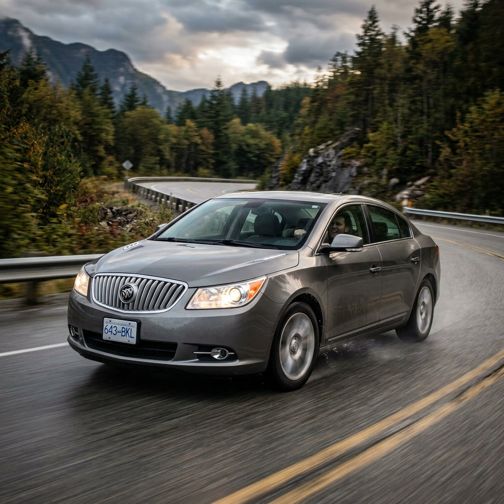 Action Shot: Buick LaCrosse Driving Fast