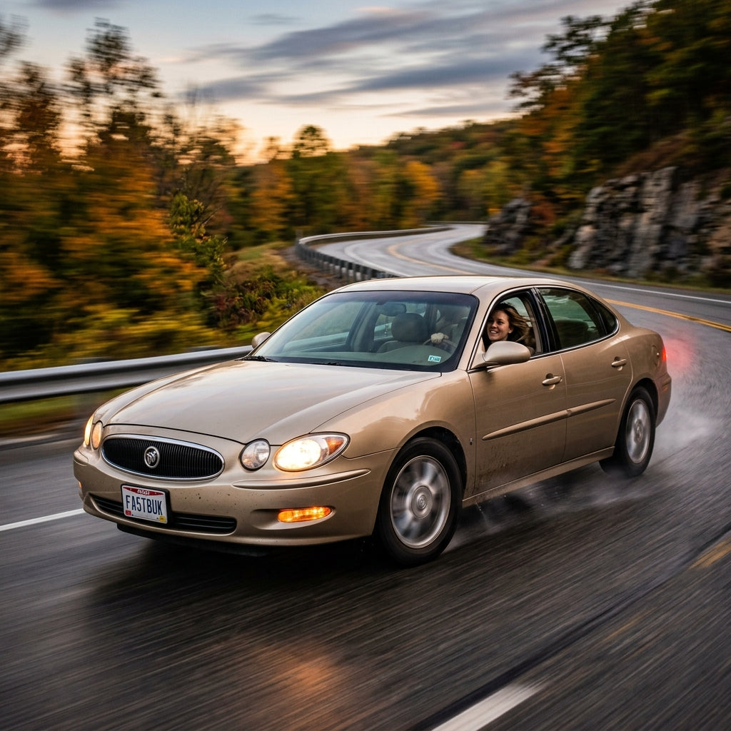 Action Shot: Buick LaCrosse Driving Fast