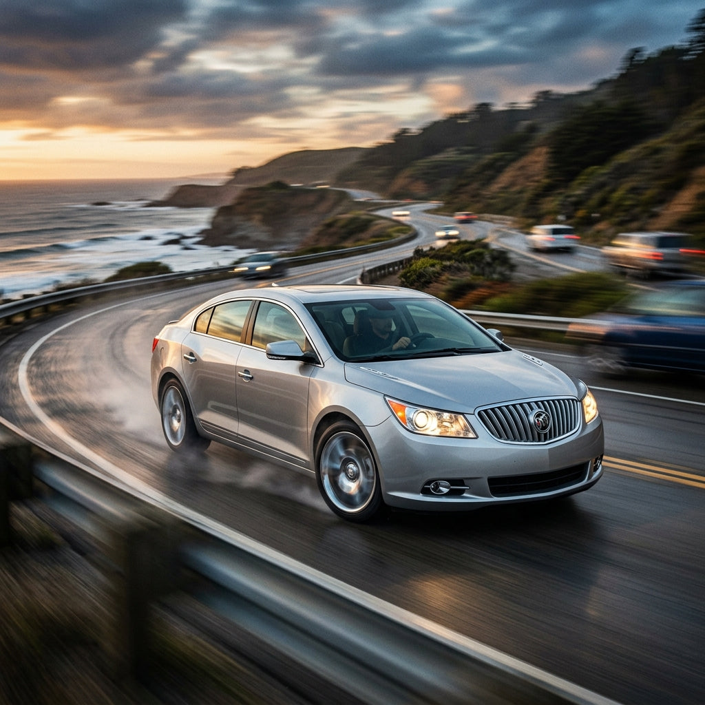 Action Shot: Buick LaCrosse Driving Fast