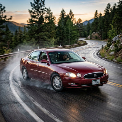 Action Shot: Buick LaCrosse Driving Fast