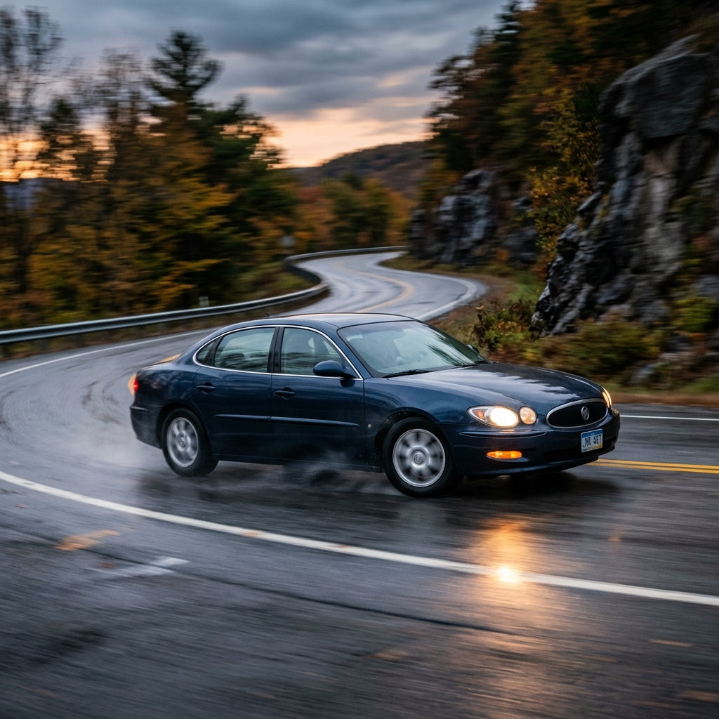 Action Shot: Buick LaCrosse Driving Fast