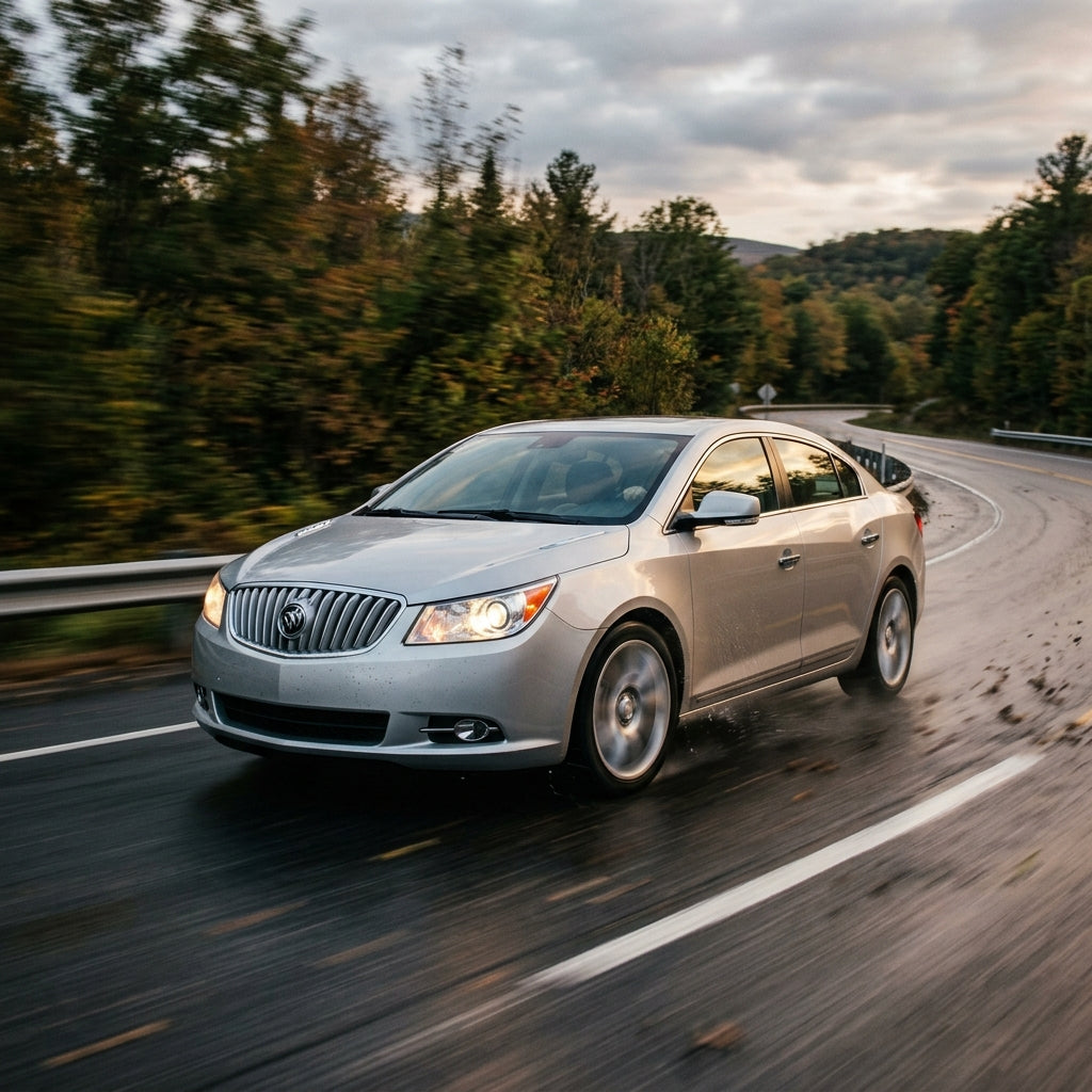 Action Shot: Buick LaCrosse Driving Fast