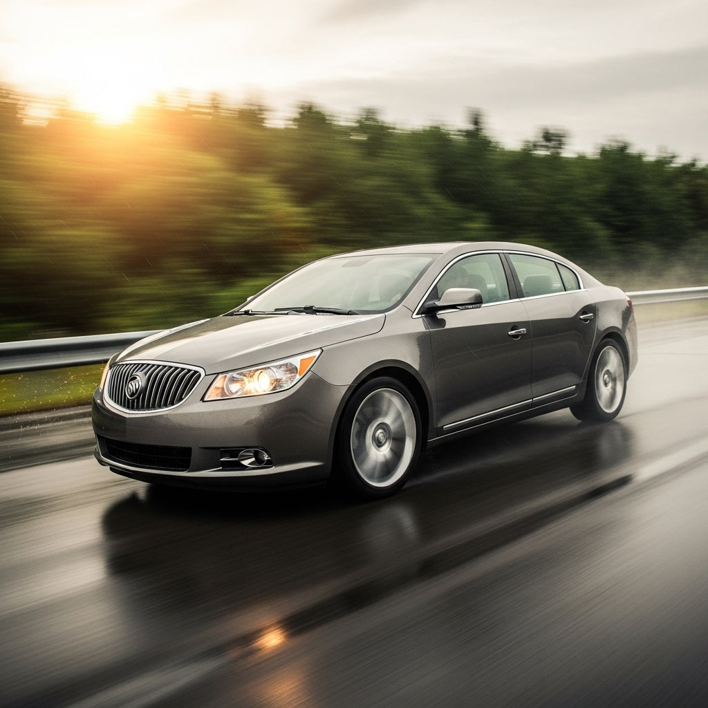 Action Shot: Buick LaCrosse Driving Fast