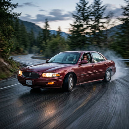 Action Shot: Buick LeSabre Driving Fast