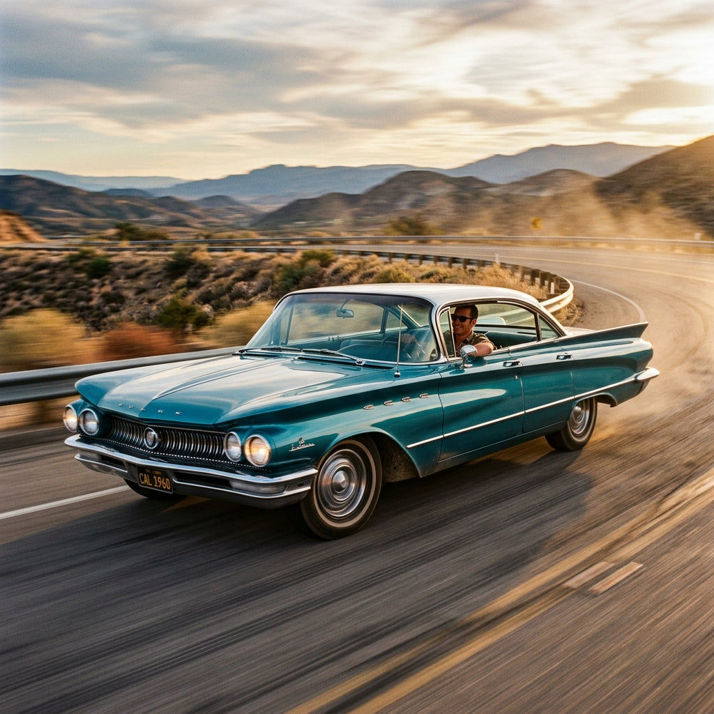 Action Shot: Buick LeSabre Driving Fast
