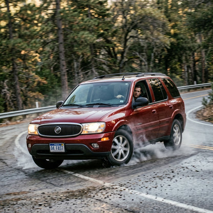 Action Shot: Buick Rainier Driving Fast