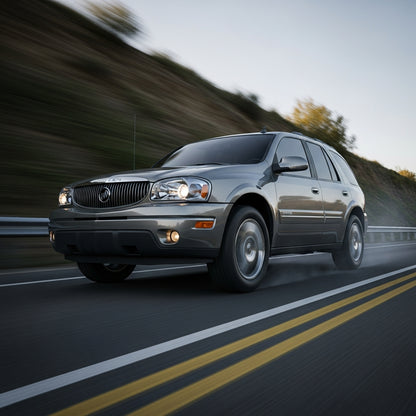 Action Shot: Buick Rainier Driving Fast