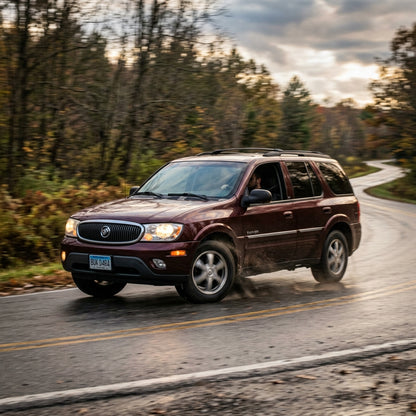 Action Shot: Buick Rainier Driving Fast