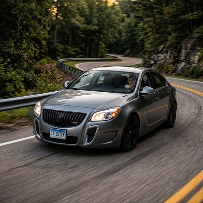 Action Shot: Buick Regal Driving Fast