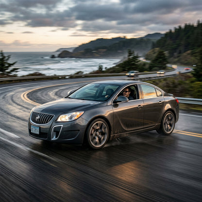 Action Shot: Buick Regal Driving Fast