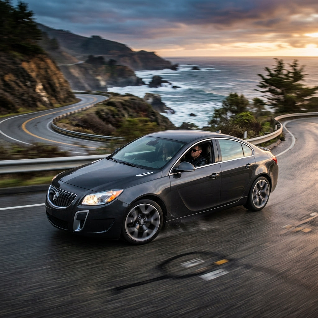 Action Shot: Buick Regal Driving Fast
