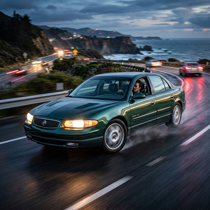 Action Shot: Buick Regal Driving Fast