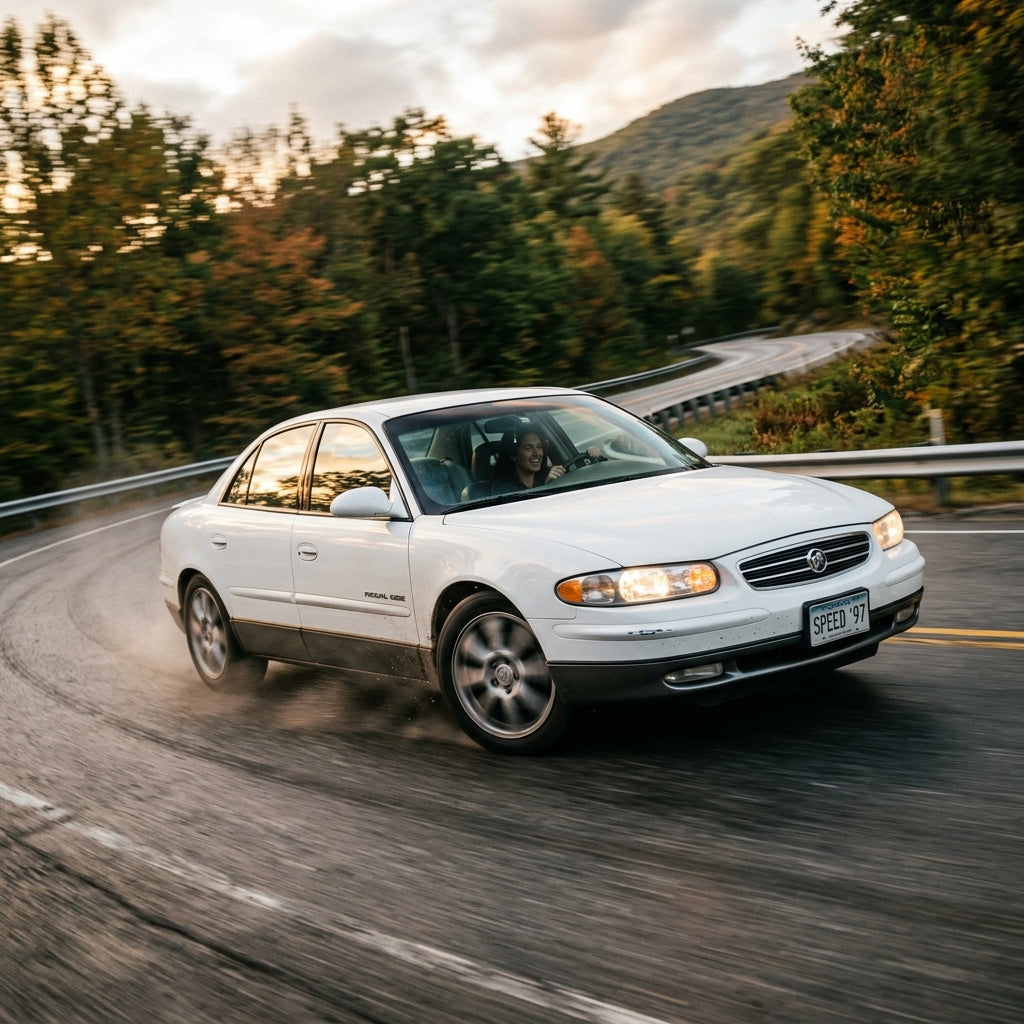 Action Shot: Buick Regal Driving Fast