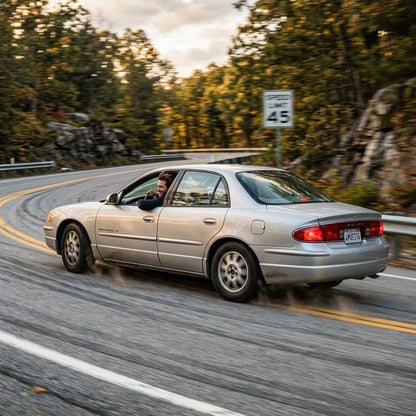 Action Shot: Buick Regal Driving Fast