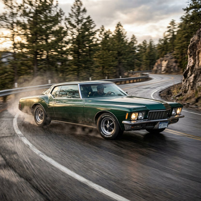 Action Shot: Buick Riviera Driving Fast