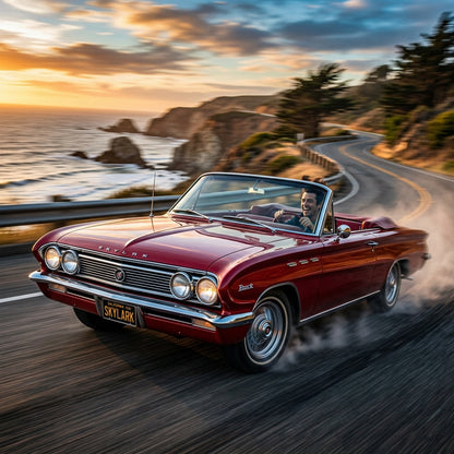 Action Shot: Buick Skylark Driving Fast
