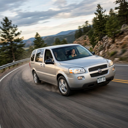 Action Shot: Buick Terraza Driving Fast