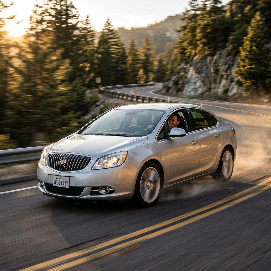 Action Shot: Buick Verano Driving Fast