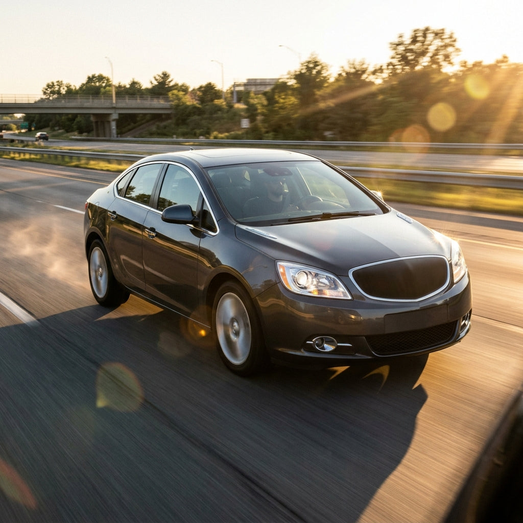 Action Shot: Buick Verano Driving Fast