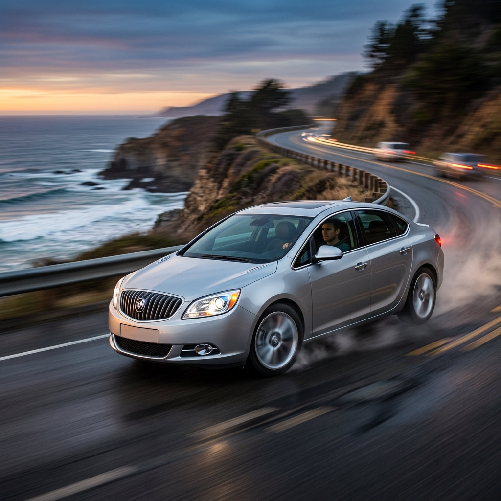 Action Shot: Buick Verano Driving Fast