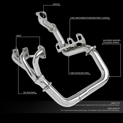 Tubular Manifold Tri-Y Exhaust Header for Buick Regal (1984-1985) with 3.8L V6 Turbo Engine