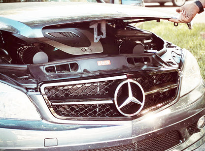 Cold Air Intake for Mercedes Benz C300 C350 (2008-2012) 3.0L 3.5L V6 Engines Black