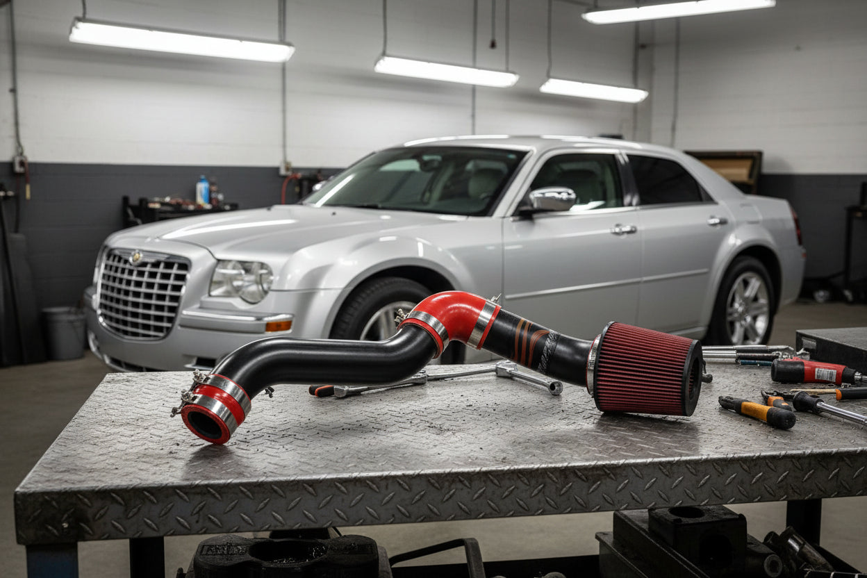 Cold Air Intake for Chrysler 300 Limited/Touring (2005-2010) 3.5L V6 Engines Black Default Title