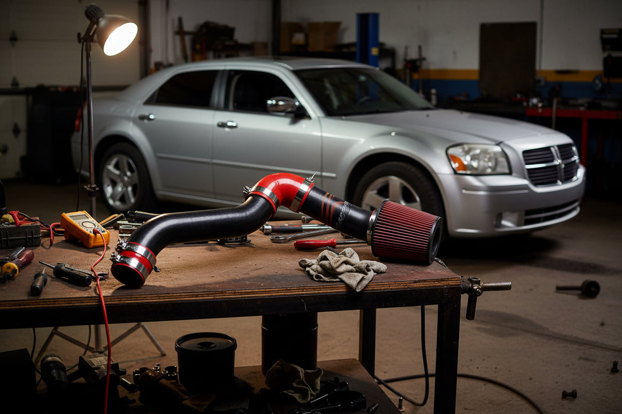 Cold Air Intake for Dodge Magnum SE/SXT (2005-2008) 3.5L V6 Engine Black Default Title