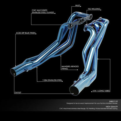 Mainfold Exhaust Header for Chevrolet Camaro/Pontiac Firebird (1993-1997) With 5.7L V8 Engine